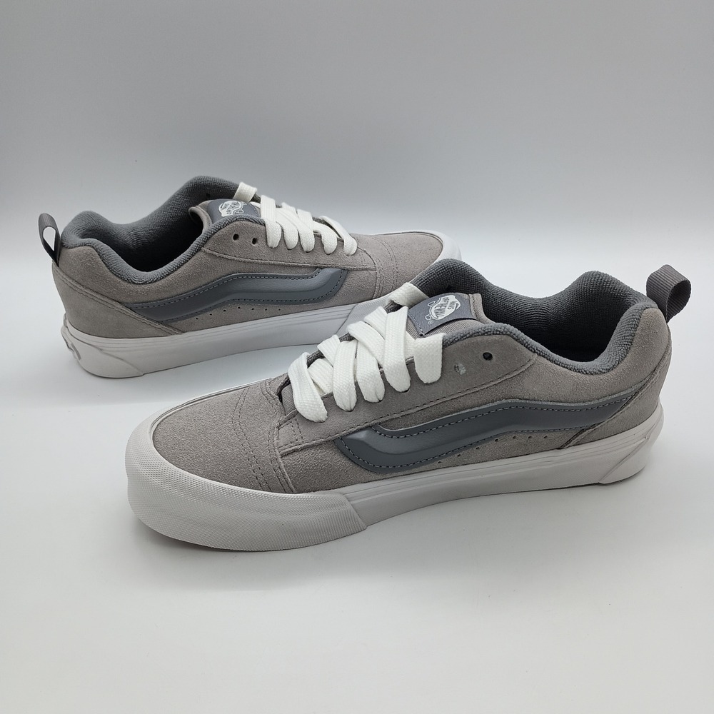 Vans Knu Skool Suede Gray Chunky Skate Shoes Mens 6.5 Womens 8.0 VN000D6CBXC - Picture 5 of 9